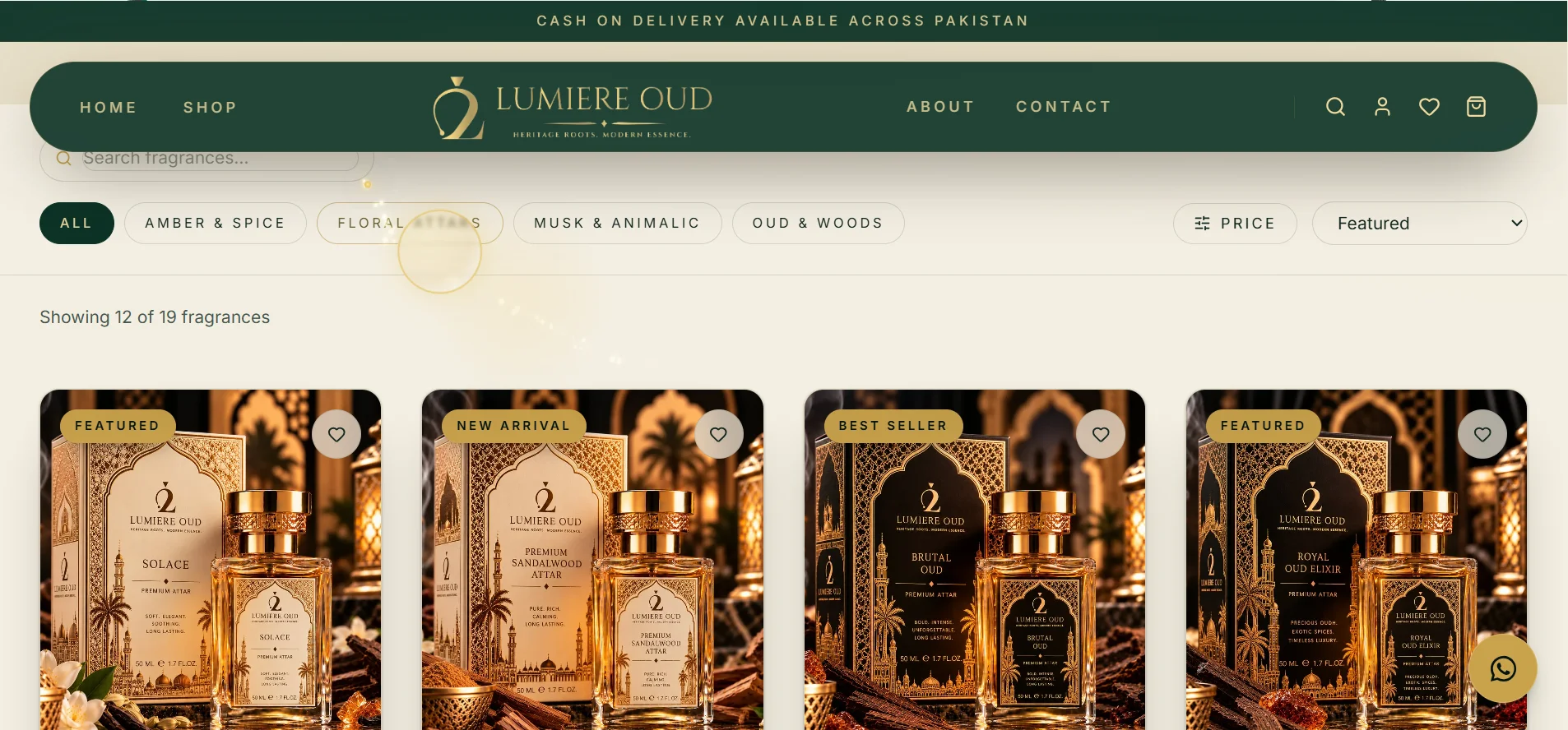 Lumiere Oud | Premium Attar & Fragrance Store